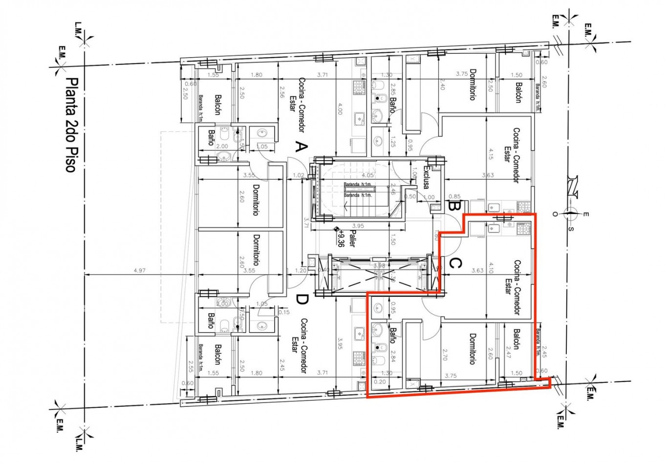 Departamento de 1 dormitorio 